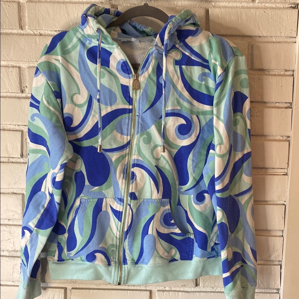 Hill House Colorful Swirl Pattern Hoodie